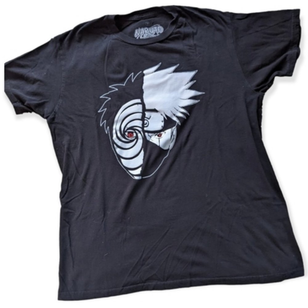 Naruto Anime Shippuden Face t-shirt medium